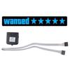 New Windshield Electric LED Car Window Sticker Safety Decals Decoration Sticker Auto Moto Car Stickers Exterior Accessories
