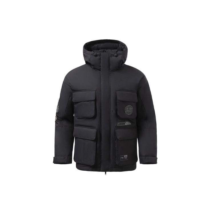 Li Ning Down Jacket Winter Men s Black AYMS265-1 L