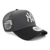 Era Mesh Cap 9FORTY A-Frame MLB ONSPOTZ Exclusive NY Graphite Black FREE Trucker CS Dark Side Patch York Yankees Sports Outdoors