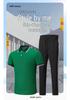 Summer Sports Quick-Dry Ice Silk Polo & Shorts Set for Men