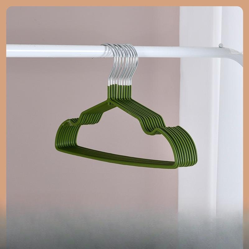 Resin Clothes Hangers, Household Clothes Hanging, Seamless and Anti-slip Clothes Drying Racks, Dormitory Student Household Clothes Storage Racks