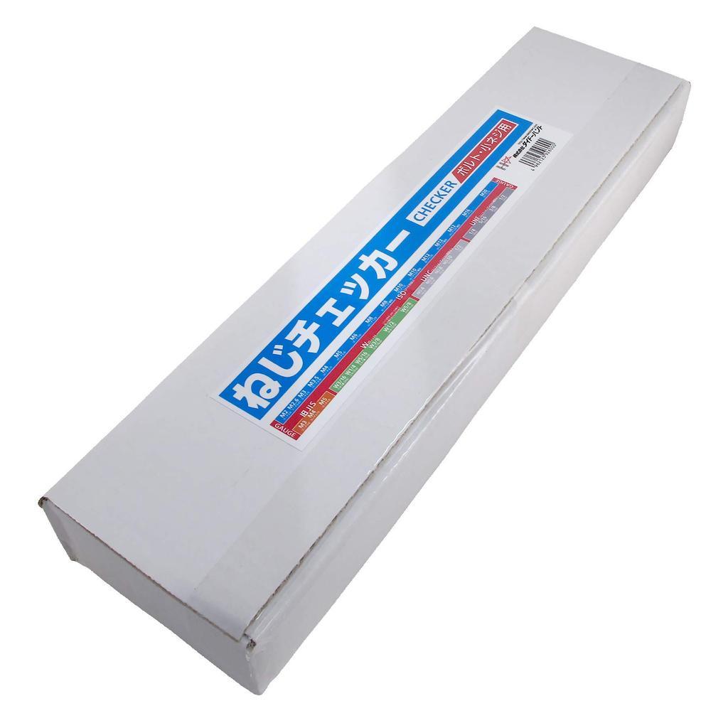 DAIDOHANT Judgment Thread Checker Bolts and Small Blue Blue 100 X 470mm 92600 (Standard Equipment) (For Screws) (Vertical) (Horizontal) (1 Piece)