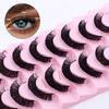 10 Pairs Of Curled False Eyelashes D Song Thick Curl Planting Grafting Natural Eyelashes