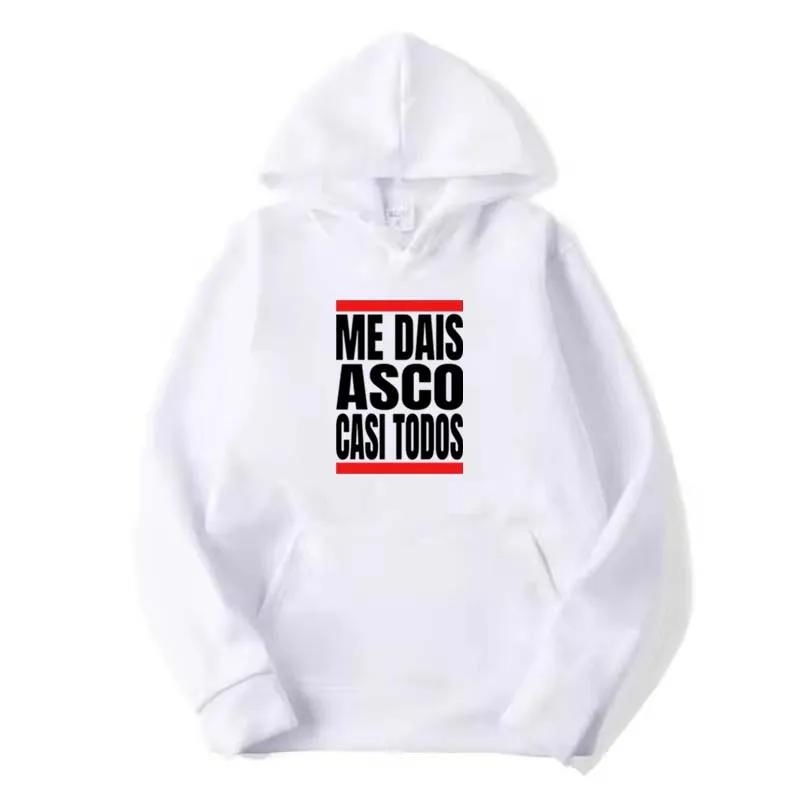 Me Dais Printed Teenage Hoodie Boys and Girls Autumn Winter Long Sleeve Fleece Pullover Simple Harajuku Sweatshirts
