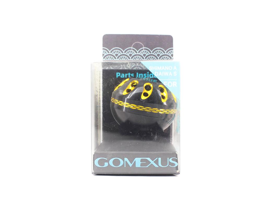Gomexus S22BKBK Knob Alu Black 22mm Shimano A , Daiwa S (2677