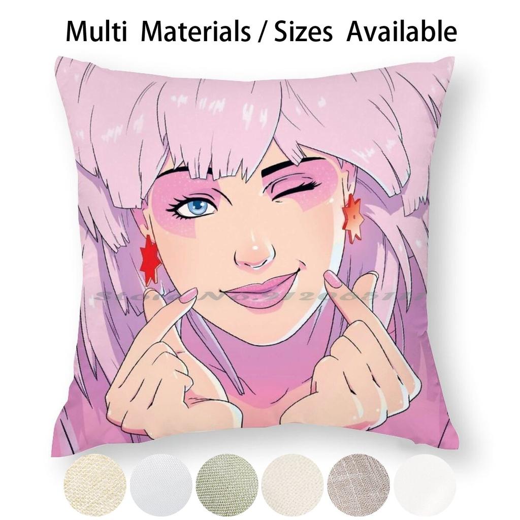 KJem Pillow Case Throw Pillow Cover Cotton Linen Flax Jem And The