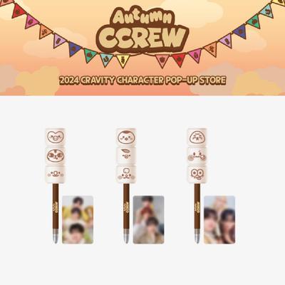 2024 CRAVITY Character Autumn CCREW POP-UP Store Marshmallow Ball Pen