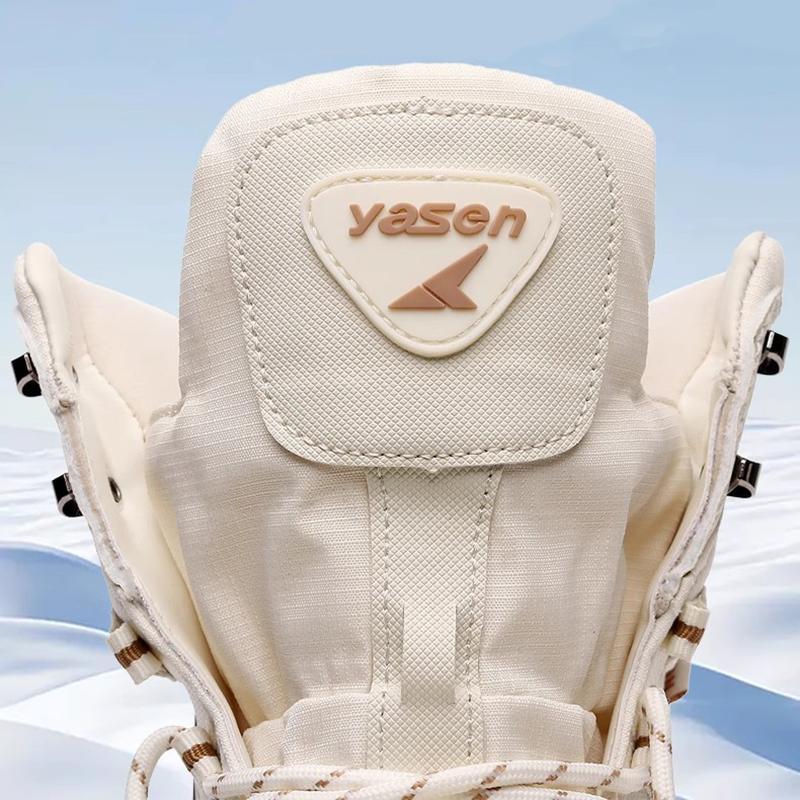 Schneestiefel Damen Wasserdicht Rutschfest Schneeland Samt Warm Dicksohlige Schuhe Damen