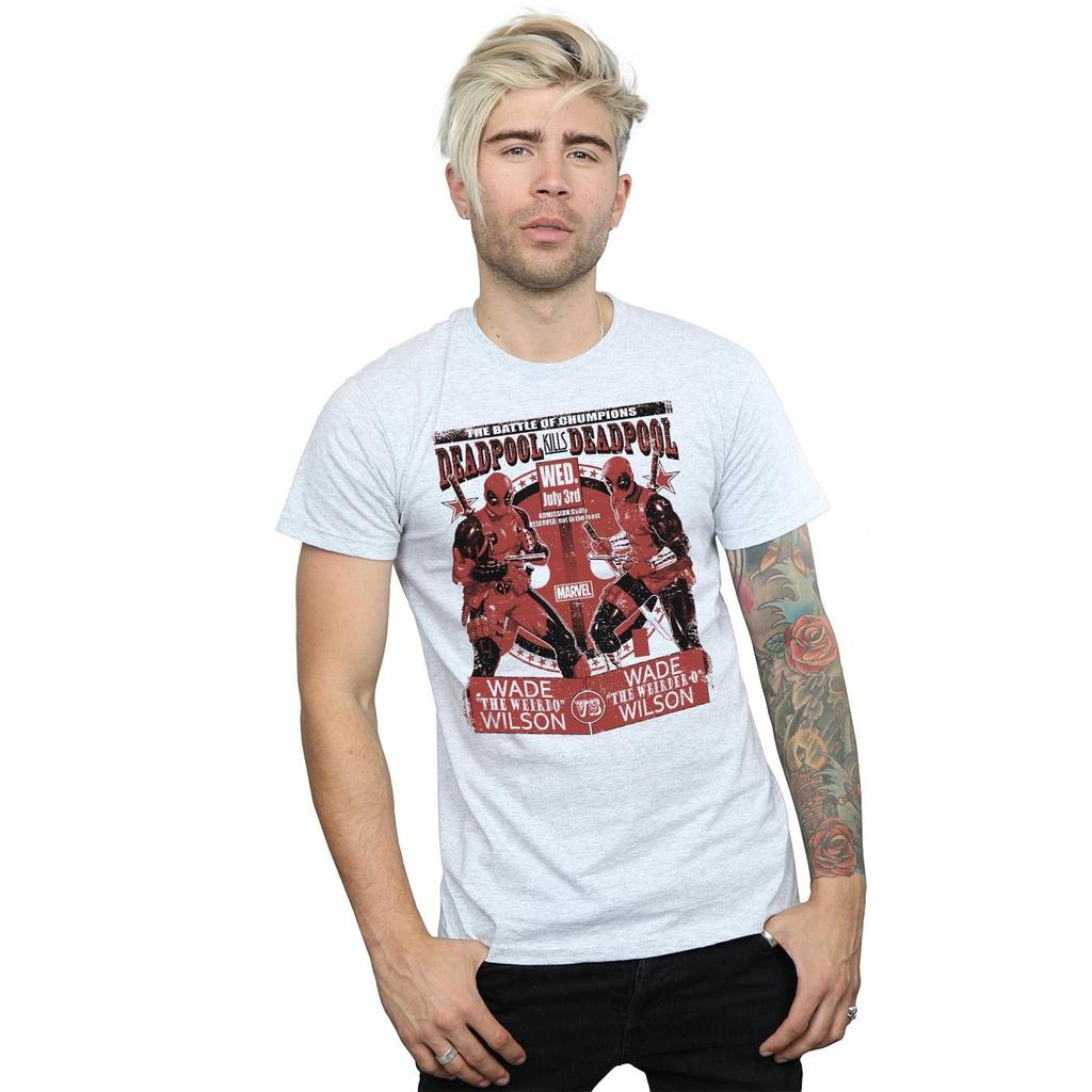 Marvel Mens Deadpool Vs Deadpool T-Shirt