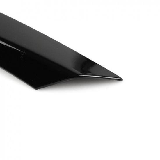 Glossy Black Headlights Eyebrow Eyelids Cover For VW Magotan Passat B7 2011-2015