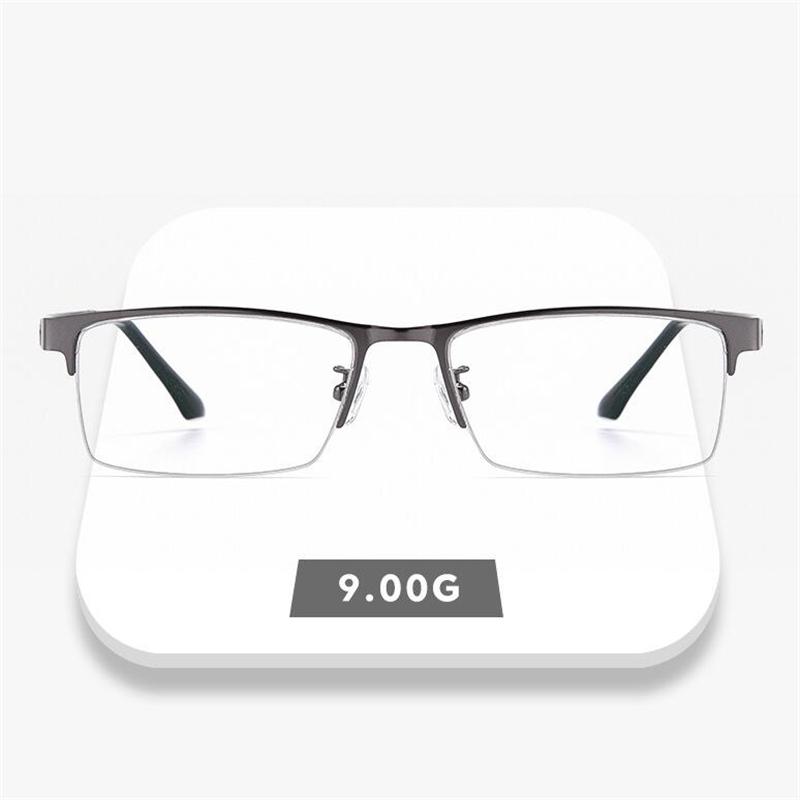 High Quality Half Frame Square Prescription Glasses Anti Blue Light/Photochromic/ Shortsight/Hyperopia/Progressive/Bifocal Eyeglasses Unisex