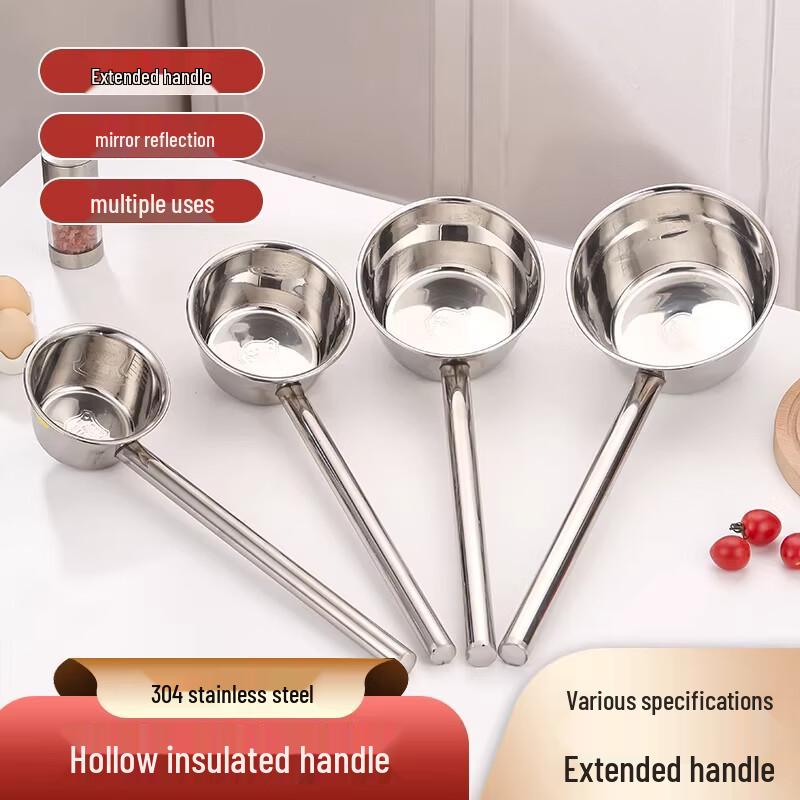 Thickened Stainless Steel Long-Handle Ladle