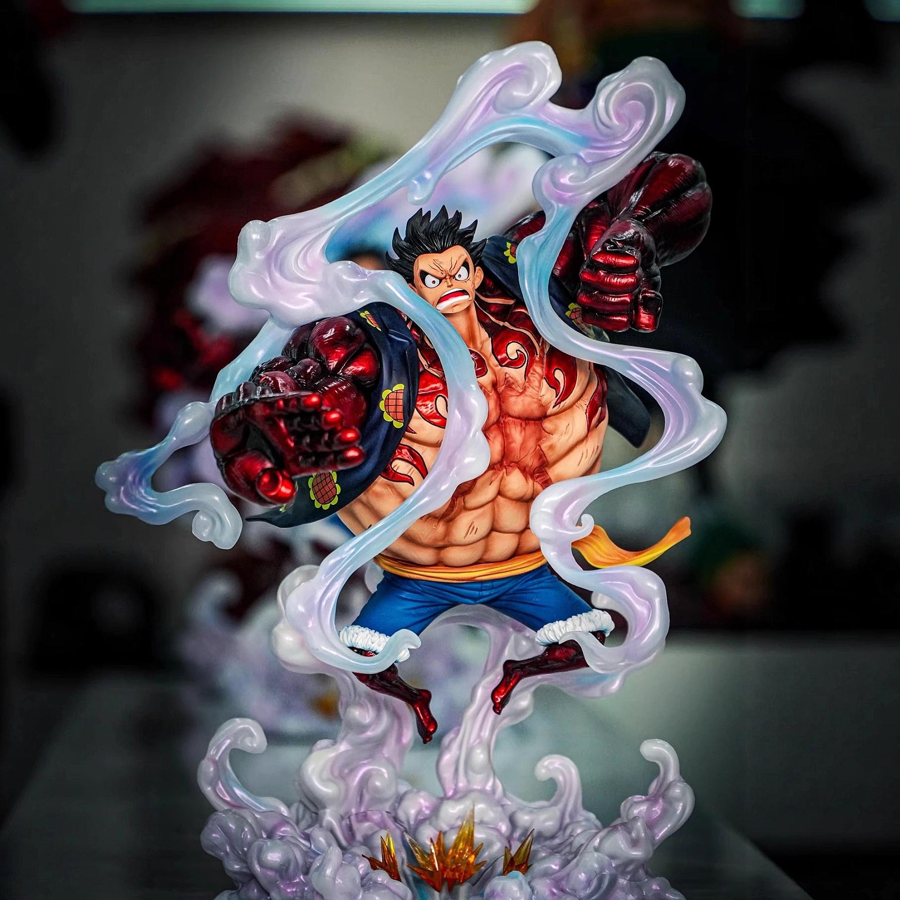 

JT Studio Фантастический Остров Призраков Луффи One Piece Gear 4 Аниме Статуэтка Коллекционная ПВХ Фигурка 14,96 дюйма / 38 см Игрушка Подарок