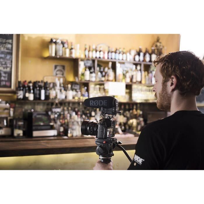 Rode microphone compact videomicpro + - pour caméra et appareil photo numérique