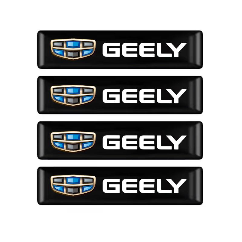 2/4/10Pcs 3D Car Badge Decorative Stickers For Geely Coolray Geometry GX3 Emgrand EC7 LC Panda Tugella Binray X7 Okavango Atlas