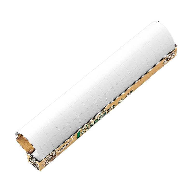 Maruai Drawing Paper, White, Large Size, 50mm Grid, 788mm Width, 20 Sheets, MA-21X20P