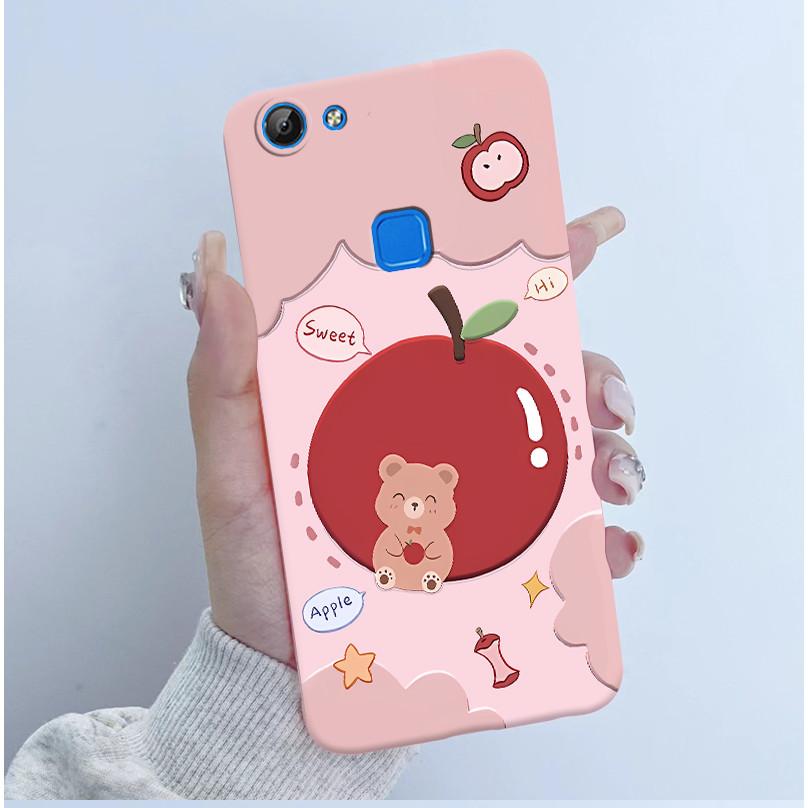 For Vivo V7 V7+ Plus Y79A Y75 Y73 Y79 1716 1718 Phone Case Cute Astronaut Panda Flowers Candy Soft Silicone TPU phone Case Cover