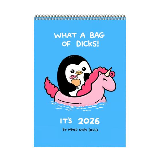 2026 Wall Calendar Offensively Cute Unapologetically Fun Mountable Calendar Jan. 2026