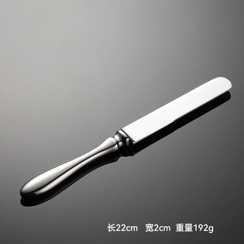 Forged 304 Stainless Steel High-value Gourd Handle Heavy Western Food Knife, Fork and Spoon Hotel Tableware Housewarming