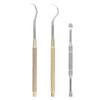 Metal Toothpick Earpick Kit Portable Keychain Multitool Ear Cleaner Spoon Teeth Cleaning Set