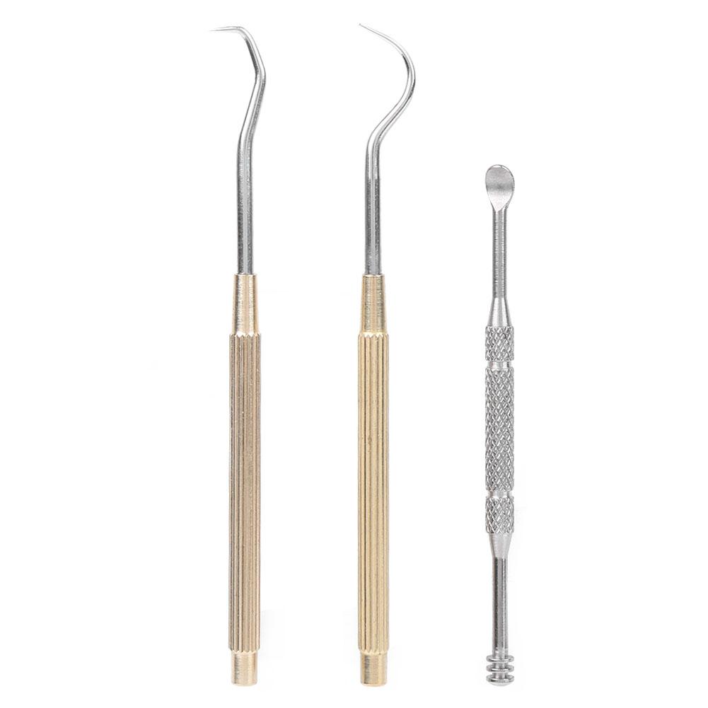 Metal Toothpick Earpick Kit Portable Keychain Multitool Ear Cleaner Spoon Teeth Cleaning Set