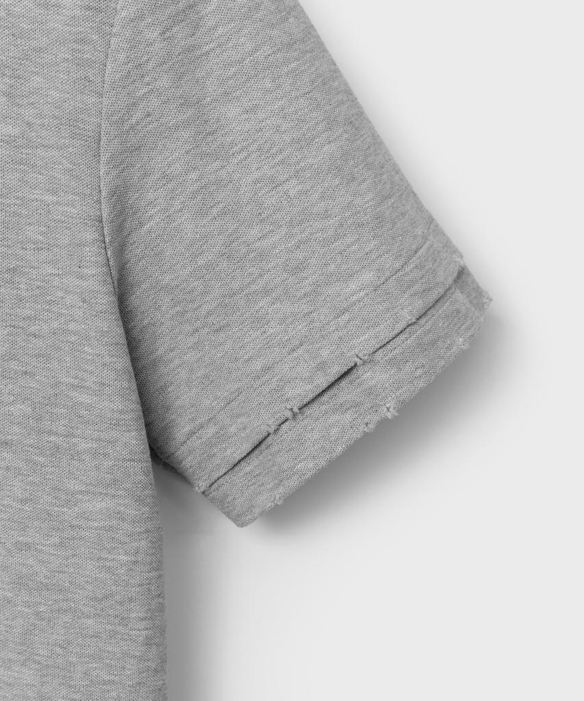 Bellie (W) Essential Layered Polo Shirt - Grey