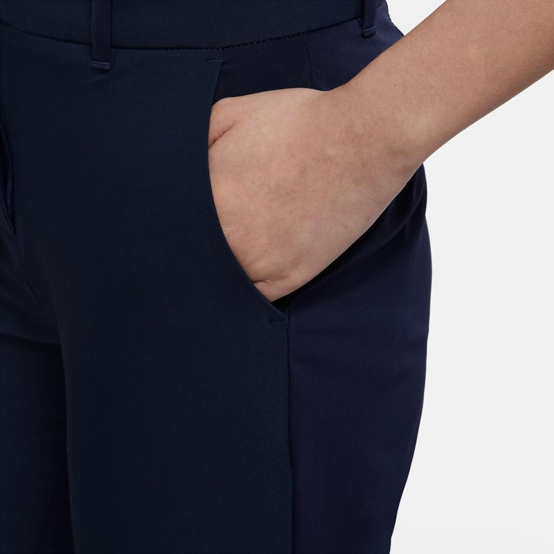 Nike Dri-FIT Solid Quick-Dry Tapered Cropped Pants Women Bottoms Black DO6786-451