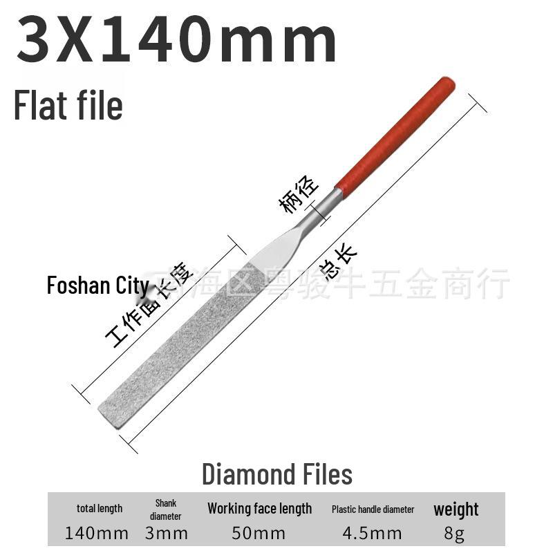 Handheld Diamond File for Aluminum Plate Removal