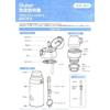 Skater Replacement Cap Unit 2WAY Stainless Steel Water Bottle for SKCP3 Pink P-SKCP3-CU-A