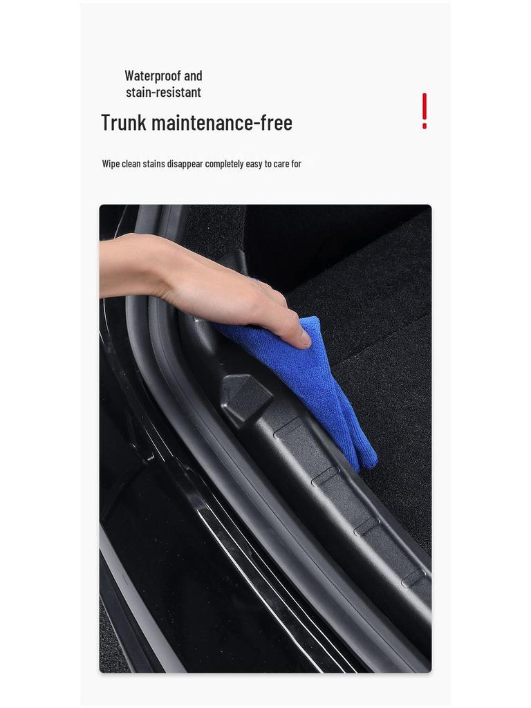 Tesla Model 3/Y Trunk Sill Protector Guard - Anti-Scratch Accessory