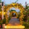 8 modes of solar outdoor string lights suitable for Christmas, Easter, Halloween, and parties,perfect for gardens, windows, and balconies