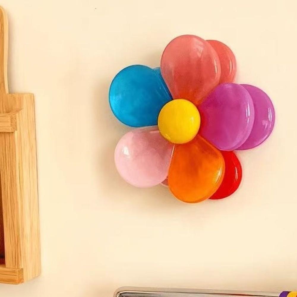 Flower Shape Magnetic Sealing Clip Moisture-Proof Double-layer Design Bag Sealing Clip Airtight Plastic Food Sealing Clip