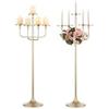 Romadedi Glass for Candlestick - 2 Pcs Clear Small Tapered Candle Holder Dec