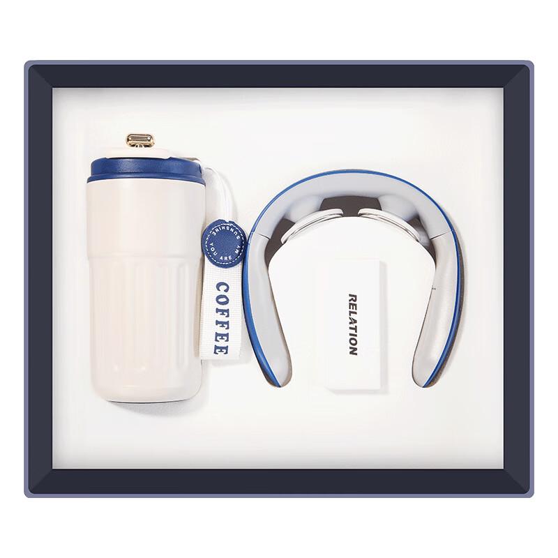 4-Piece Business Gift Set with Coffee Cup & Tech Accessories