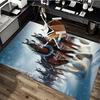 1pc Budweiser Clydesdale Horses Office Chair Mat - Anime Cartoon Design, Non-Slip Carpet for Home and Office Decor, Suitable for All Seasons.C002