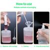 30/50ml Screw Top Sandblasted Glass Perfume Bottle Liquid Spray Bottle Empty Dispenser Bottle Empty Makeup Fine Mist Bottles