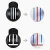 Marcatore per Palline da Golf Resistente allo Sbiadimento, Strumento Avanzato per Segnare le Palline da Golf | 1 Strumento di Allineamento con 2 Marcatori a Timbro per Palline da Golf, Pallina da Golf