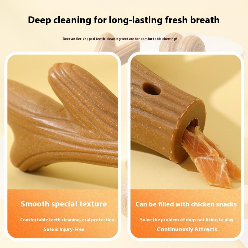 Dog Teeth Grinding Toys Bones Tooth Scaling Sticks Bianmu Corgi Bite-resistant Self-Hi Pet Products