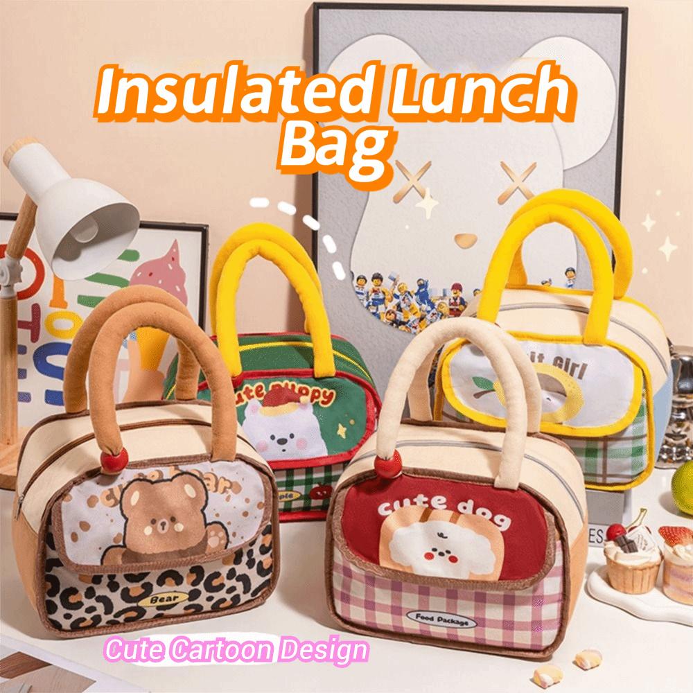 Thickened Lunch Bag Lightweight Insulated Bag Cute Food Picnic Container School