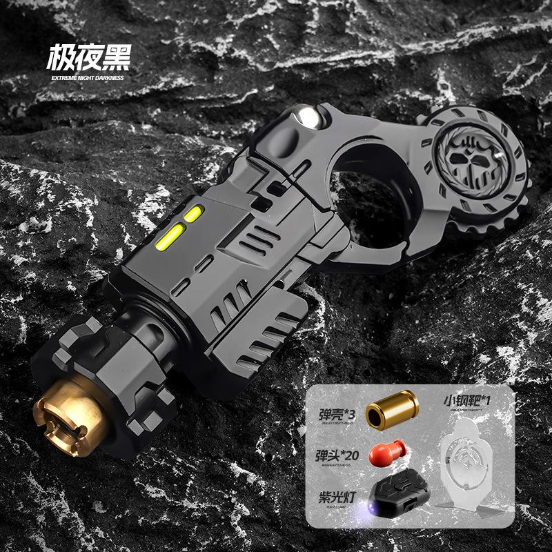 Mini Metall EDC Stressabbau Spielzeug Pistolen Waffen Auswerfen Fidget Roller Spinner Mechanischer Schieber Sperrrad Absatzring Erwachsene