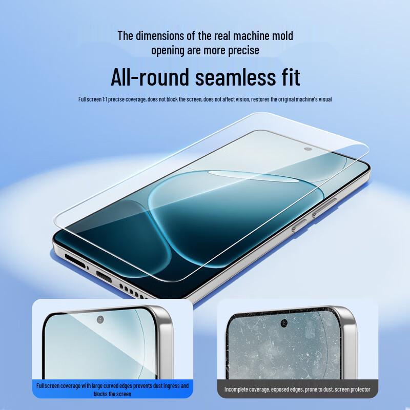 Langling 2-Pack Tempered Glass Screen Protector for OPPO A6 GT