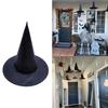 1/12Pz Cappello da Strega di Halloween con Corda per Appendere da 35yd per Donne Cappello da Strega Costume Cappello per Travestimento da Strega per Festa di Halloween