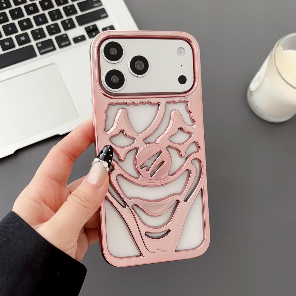 Creative Clown iPhone 17 Pro Max Case: Heat Dissipation, Electroplated Drop Protection