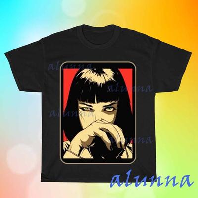 Nuova T-shirt Nera da Uomo Pulp Fiction Mia Divertente Taglie dalla S alla 5XL