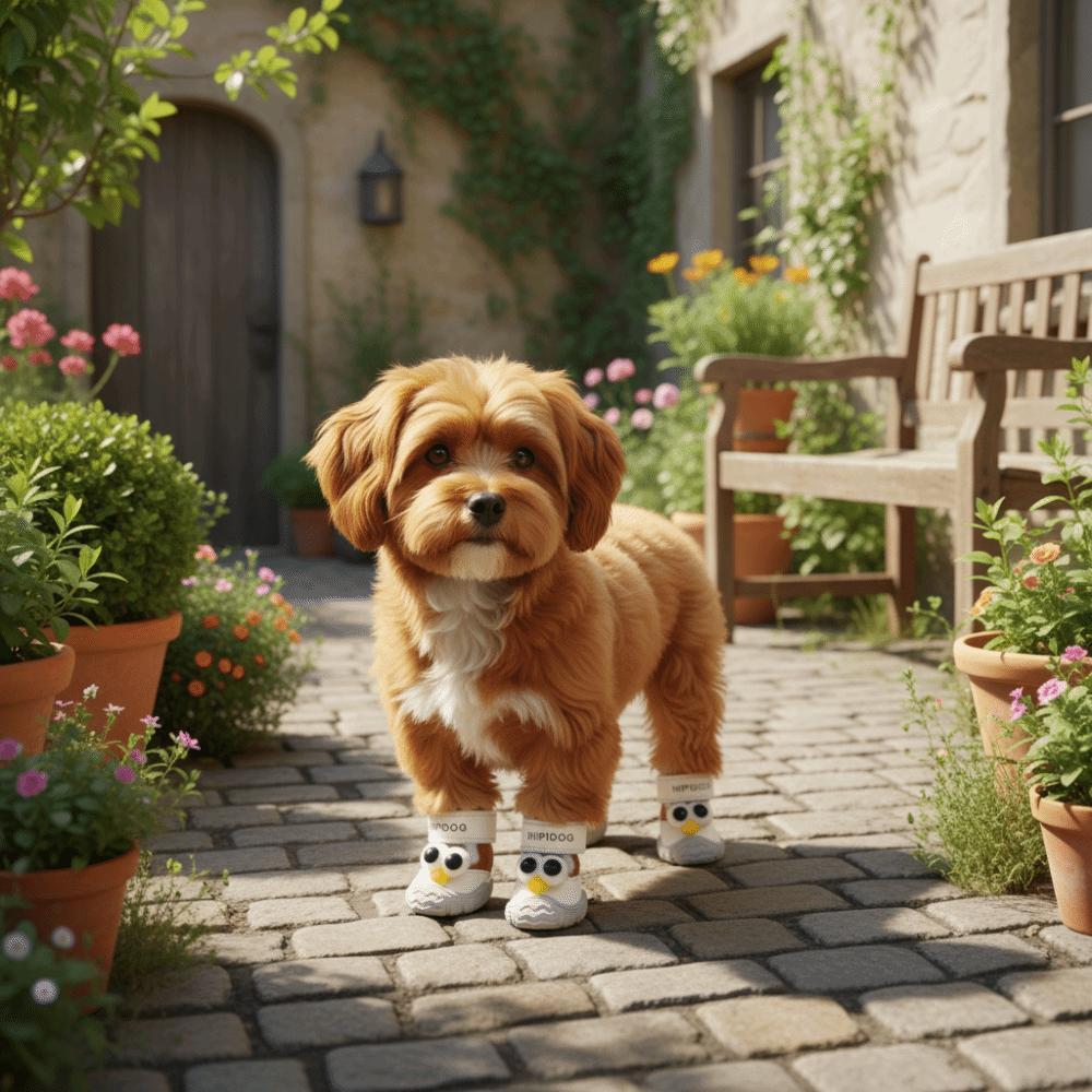 Protiskluzové sněhule pro domácí mazlíčky Odolné psí fleecové boty Pohodlné boty pro domácí psy Venkovní