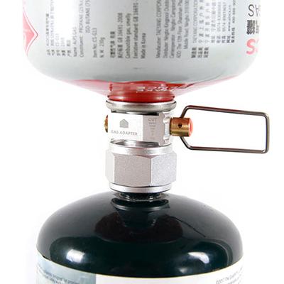 Ahorrador de Gas para Camping más Convertidor de Gas Cambiador Adaptador de Conversión para Tanque Plano - Adaptador de Válvula de Gas para Acampada al Aire Libre