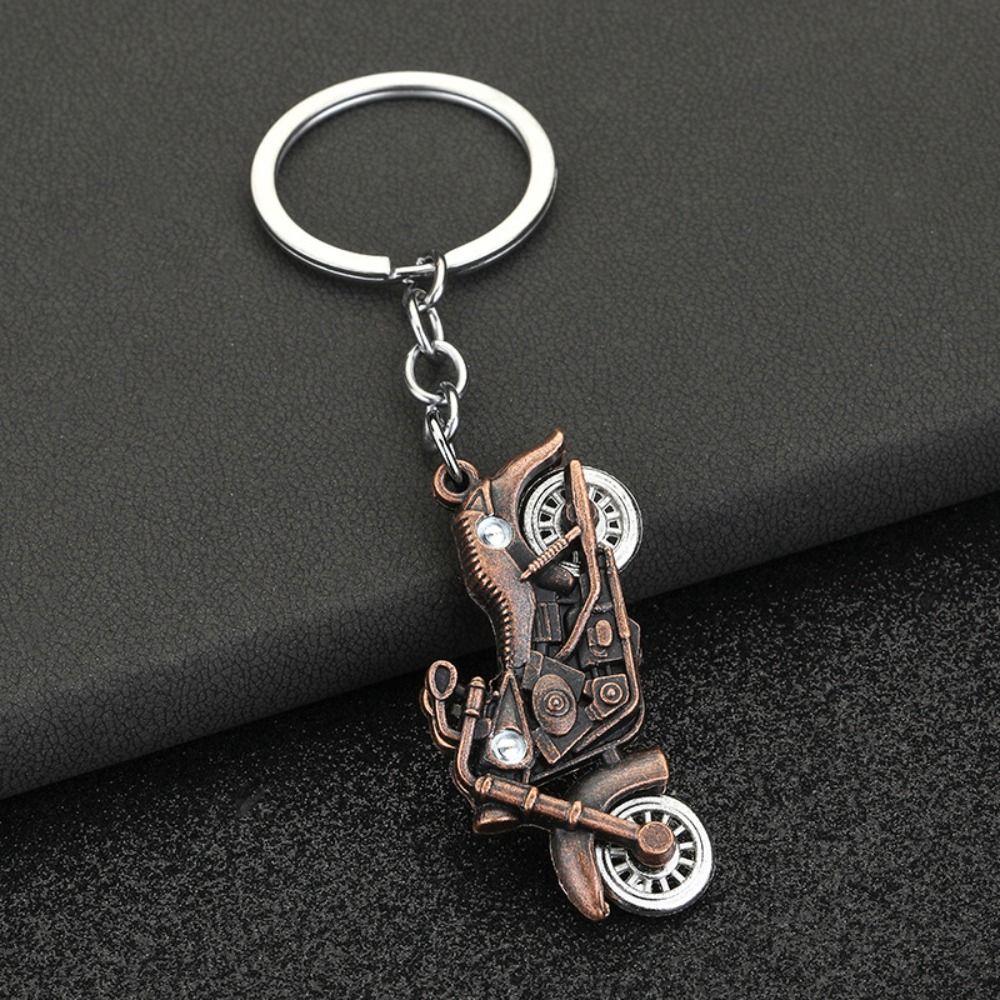Simulace Motocykl Mini Model Motocyklu Klíčenka Slitina Zinku Motocykl Roztomilá Simulace Auta Klíčenka Roztomilý Přívěsek