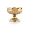 Brass Lotus Diya for Puja Set of 4 - Lotus Flower Diya for Pooja Room , Temple , Mandir, Office, Oil Lamp Diya for Home Decoration