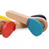 Wooden Orff Clapper for Children with Smooth Surfaces Solid Wood Safe Play Toy for Rhythm Learning and Early Education