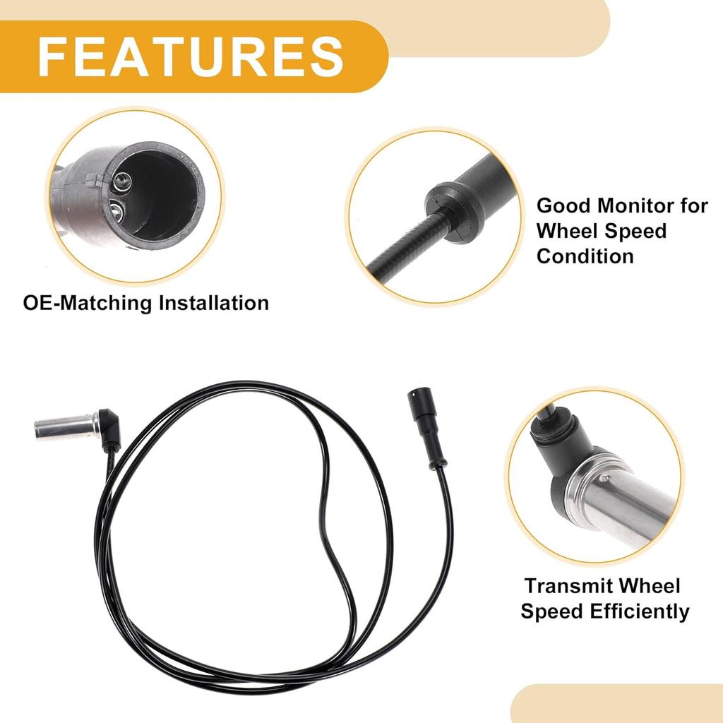 ABS Wheel Speed Sensor No.4C4Z2C190BA Front Left Right ABS Sensor Anti-lock Braking System Sensor for Ford F-650/F-750 2004-2015